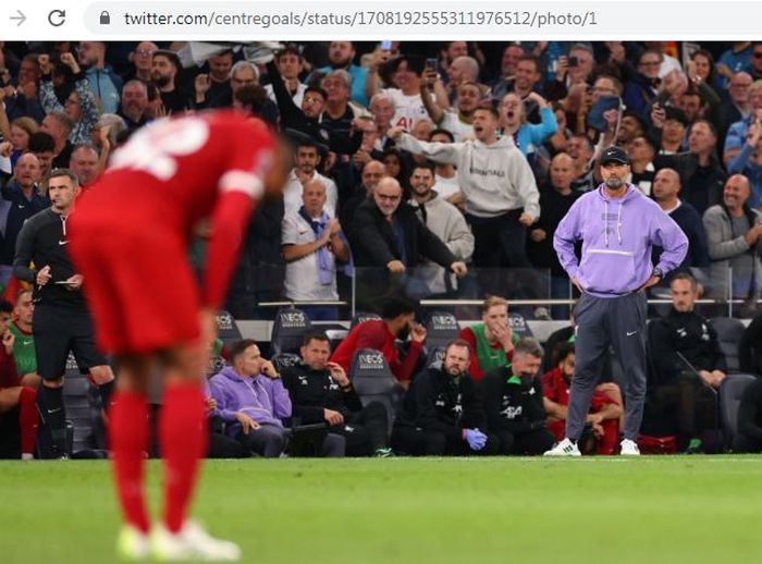 Pelatih Liverpool, Juergen Klopp, memberikan komentar atas hasil negatif yang diraih timnya di kandang Tottenham Hotspur, Sabtu (30/9/2023).
