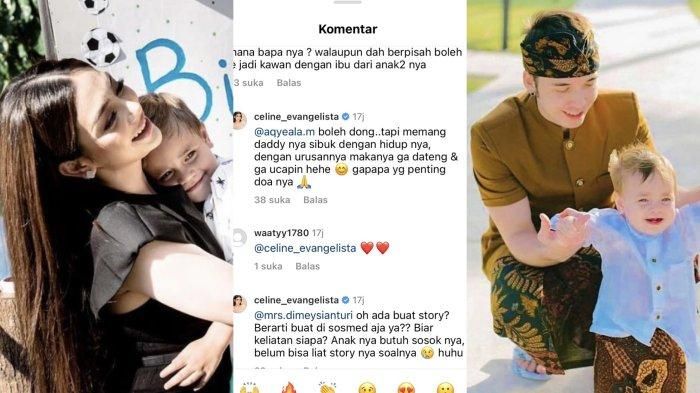 Celine Evangelista sentil Stefan William yang absen di acara ulang tahun sang anak, Eadred Koa Lewis Miguel