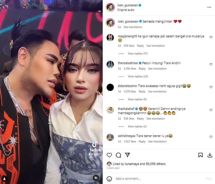 Ivan Gunawan dan Tiara Andini