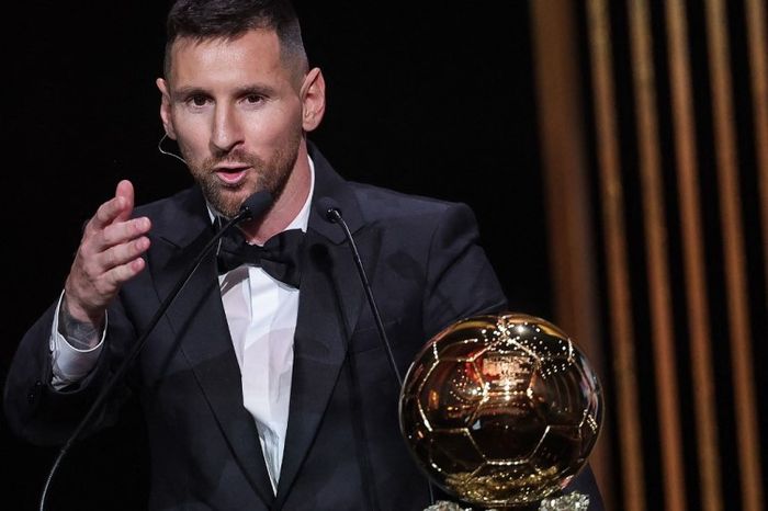 Lionel Messi menjuarai Ballon d'Or 2023.