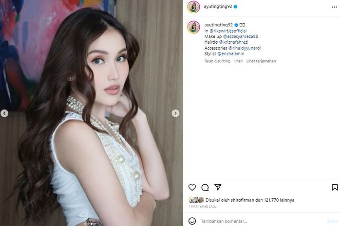 Tato di pinggang Ayu Ting Ting jadi sorotan