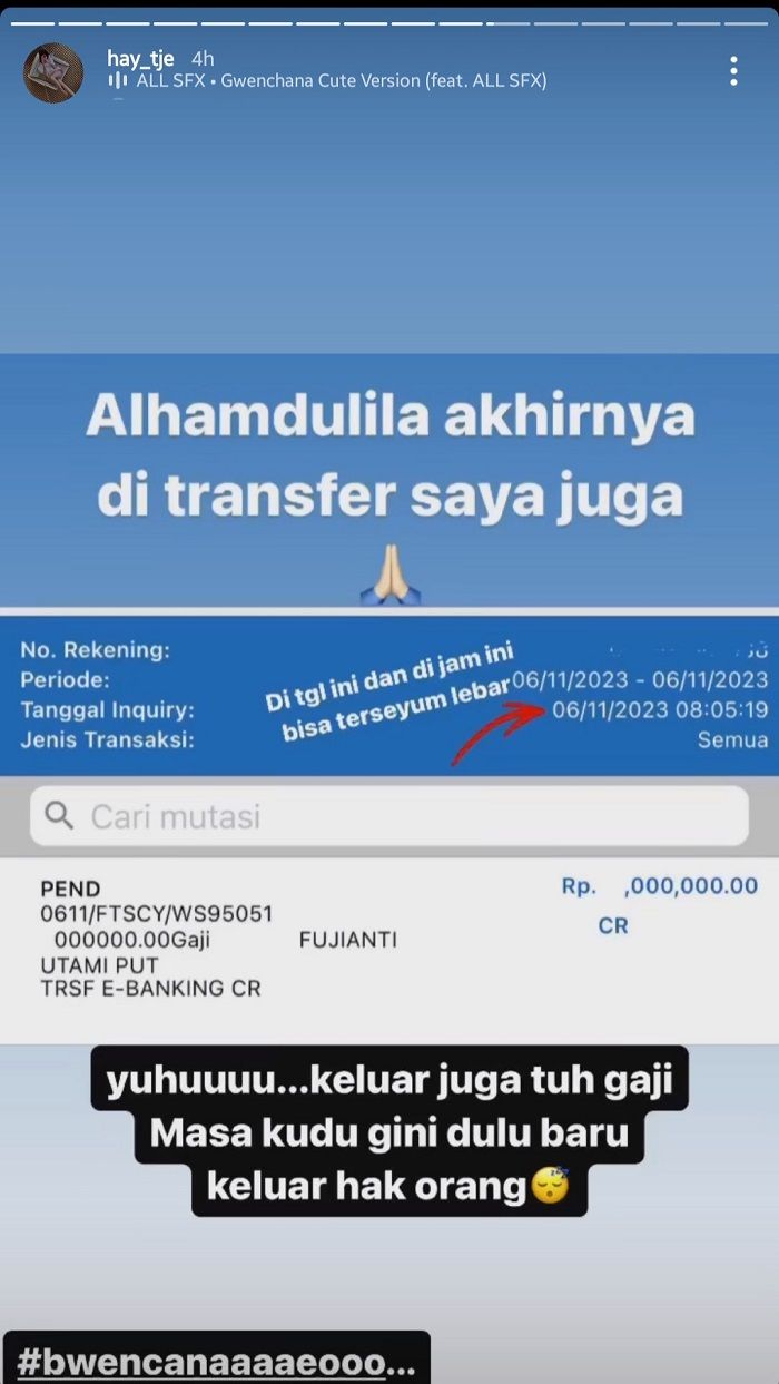 Sempat telat, Fuji dikabarkan telah membayar gaji karyawannya.