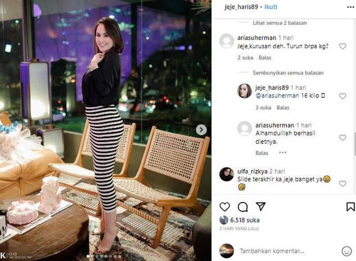 Diet yang dilakukan Jennifer Dunn