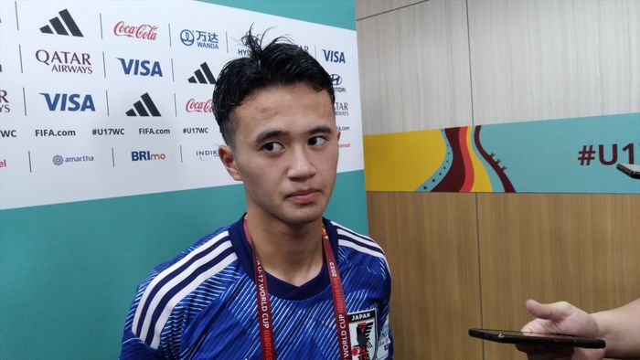 Pencetak gol kemenangan timnas U-17 Jepang atas timnas U-17 Argentina, Rento Takaoka.