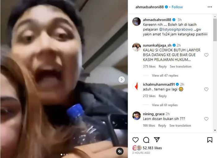 Unggahan video viral yang menyoroti artis Leon Dozan menganiaya kekasihnya dan menantang polisi.
