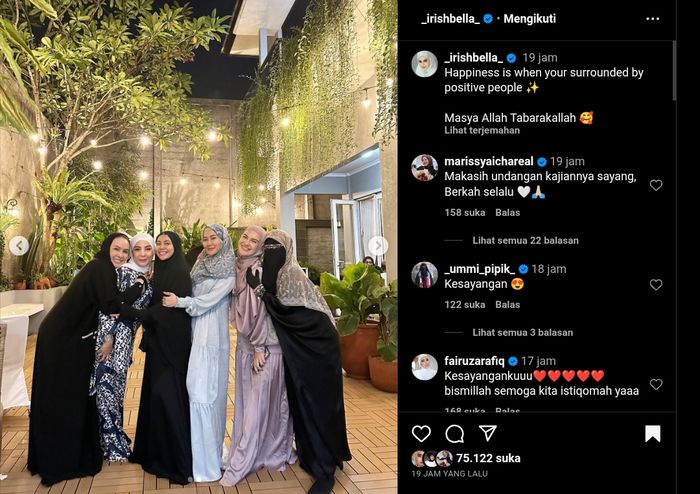 Gugat cerai Ammar Zoni, Irish Bella singgung orang-orang baik