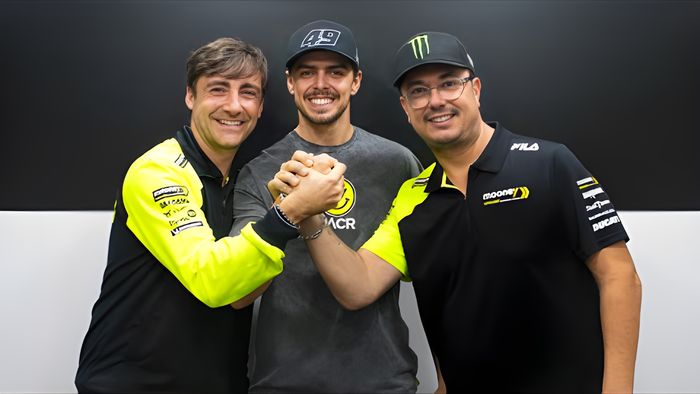 Fabio Di Giannantonio resmi bergabung ke VR46 Racing Team untuk MotoGP 2024.