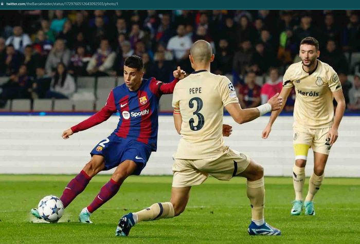 Barcelona berhasil mengatasi perlawanan FC Porto di fase grup dalam perebutan tiket ke babak 16 besar Liga Champions 2023-2024.