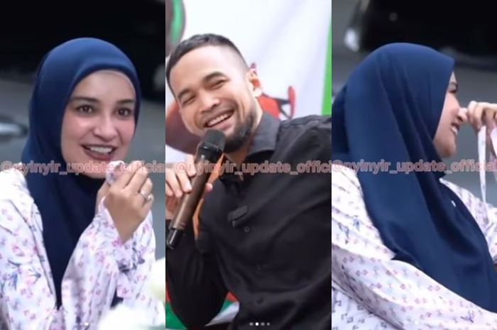 Teuku Wisnu memberikan kejutan untuk Shireen Sungkar.