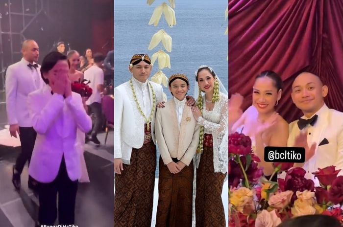 Potret bahagia Noah Sinclair di hari pernikahan sang ibu