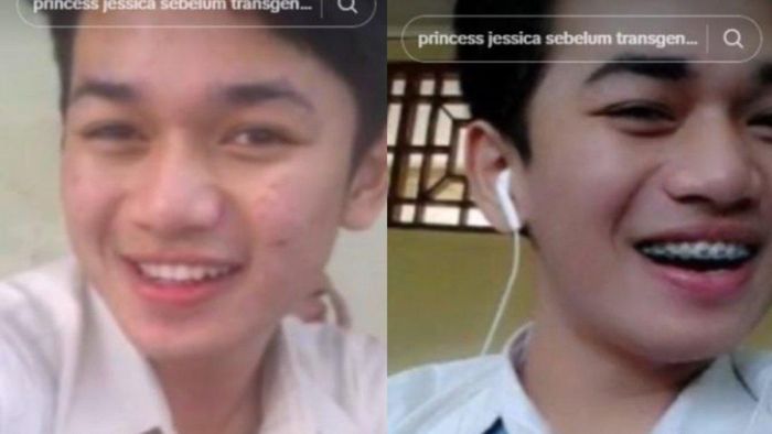Potret Jessica Rinrada atau Jeje saat masih SMA