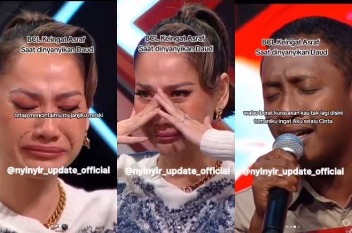 BCL menangis di depan kontestan X Factor Indonesia