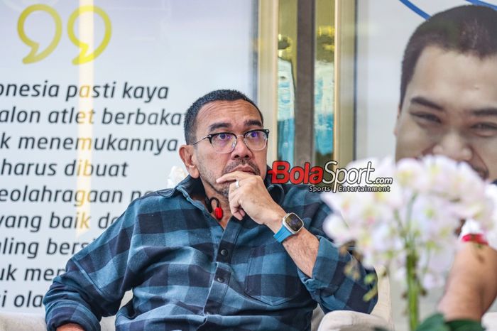 Anggota Komite Eksekutif PSSI, Arya Sinulingga, saat hadir di Kantor Kemenpora, Senayan, Jakarta, Kamis (21/12/2023).