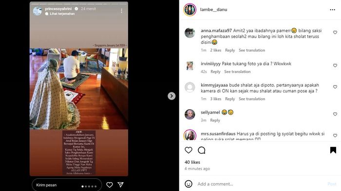Syahrini rayakan Tahun Baru dengan salat bersama Reino Barack hingga syukuri satu hal, netizen malah julid