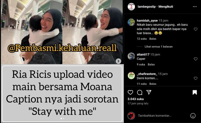 Ria Ricis asuh Moana di Tanah Suci
