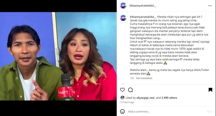 Prediksi Titisan Nyai Ratu Kidul terhadap kisah cinta Arya Khan dan Pinkan Mambo