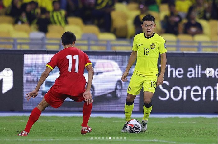 Pemain muda Malaysia Arif Aiman yang diyakini bakal mentereng di Piala Asia 2023.