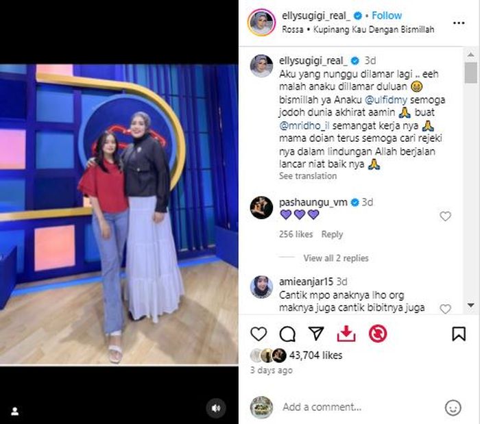 Ulfi Damayanti dan Elly Sugigi