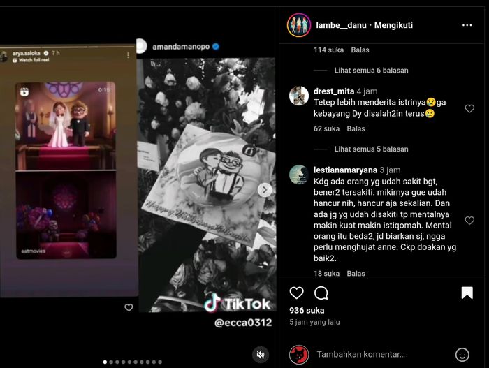 Bak Bikin Lovestagram, Arya Saloka dan Amanda Manopo Kompak Unggah Hal Ini, Isu Perselingkuhan Kembali Mencuat!