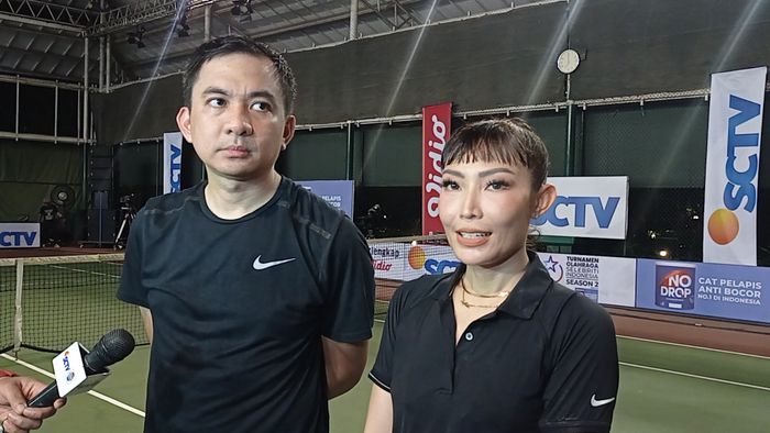 Regi Datau dan Ayu Dewi ditemui di Hotel Borobudur, Jakarta Pusat, Sabtu (27/1/2024).