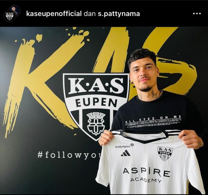 Pemain timnas Indonesia Shayne Pattynama resmi bergabung ke klub Belgia, KAS Eupen