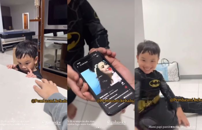 Gala Meminta Fuji memutarkan lagu dari mendiang Vanessa Angel karena mengaku kangen dengan sang ibu