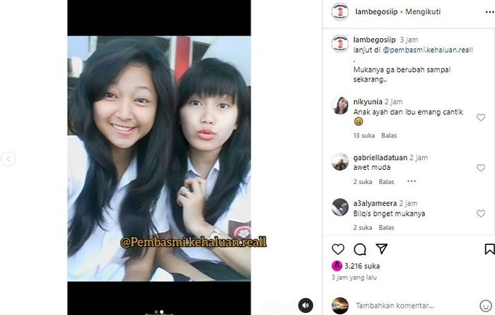 Foto jadul Ayu Ting Ting saat masih SMA jadi sorotan