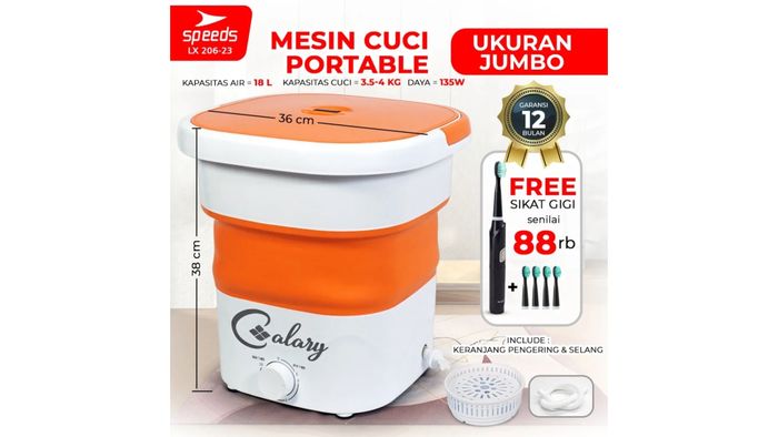 7 Rekomendasi Mesin Cuci Mini Portable yang Praktis, Harga Dibawah Rp 1