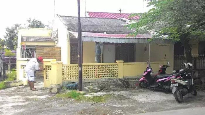 Rumah sederhana Selvi Ananda dan keluarganya dulu