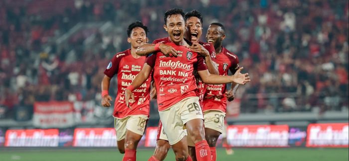 Gelandang berusia 21 tahun, Gede Sunu mencetak gol debutnya untuk Bali United saat menang 3-2 atas Persis Solo, Kamis (29/2/2024).