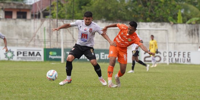 Suasana pertandingan Persiraja Banda Aceh Vs Malut United dalam laga perebutan peringkat ketiga Liga 2 2023/2024 leg pertama, Selasa (5/3/2024).