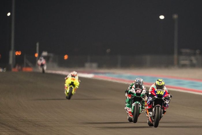 Dua pembalap Honda, Joan Mir dan Johann Zarco pada balapan MotoGP Qatar 2024