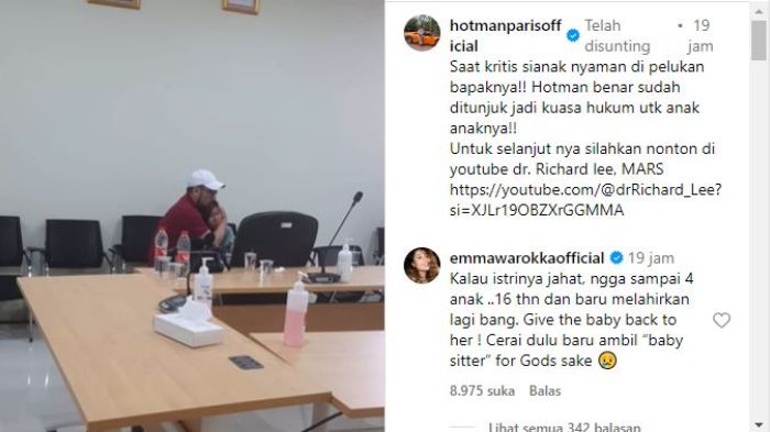 Unggahan Hotman Paris