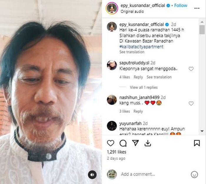 Unggahan Epy Kusnandar