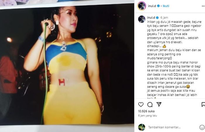 Unggahan Inul Daratista