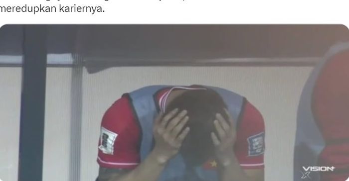 Reaksi Nguyen Quang Hai usai tak dimainkan lawan Indonesia pada Kualifikasi Piala Dunia 2026 zona Asia.