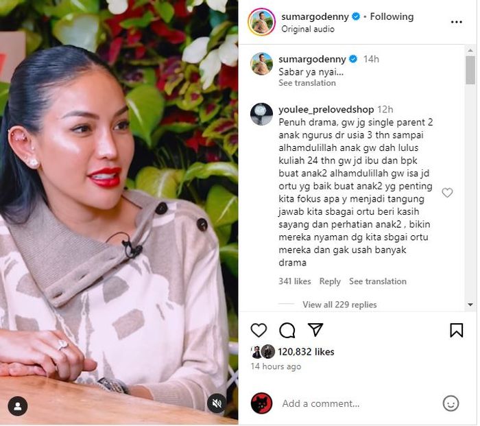 Nikita Mirzani akui sok kuat untuk tutupi kesedihan hingga takut tinggalkan anak