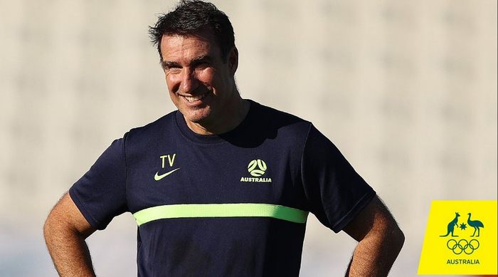 Pelatih timnas U-23 Australia, Tony Vidmar.