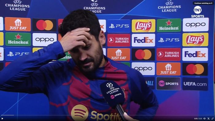Ilkay Guendogan benar-benar kesal dan menuding tiga pemain menjadi biang kerok kehancuran Barcelona di Liga Champions 2023-2024.