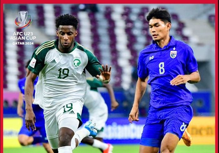 Timnas Arab Saudi lolos ke perempat final Piala Asia U-23 2024, sedangkan Thailand punya peluang sebagai runner-up Grup C walau babak belur di tangan Ayman Yahya dkk.