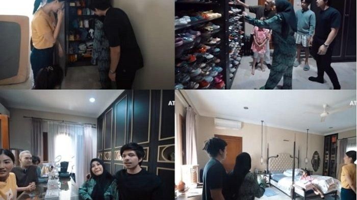Kamar utama di rumah mewah Ruben Onsu dan Sarwendah.