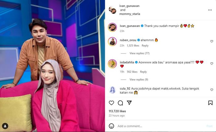 Inara Rusli Sebut Ivan Gunawan Tampan, Mantan Virgoun Beberkan Kepribadian  sang Designer: Orangnya Baik dan Mau Menghargai
