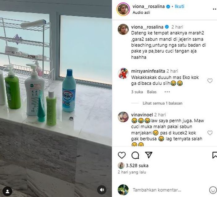 Kelakuan Eko Patrio bikin ngakak gegara cuci tangan pakai pemutih baju