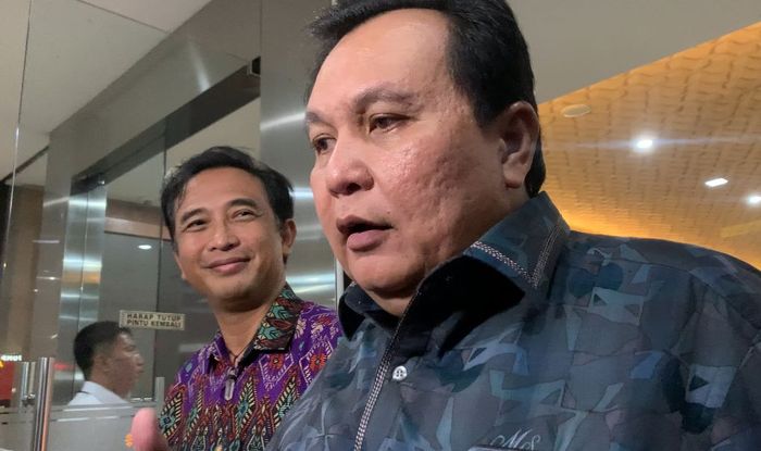Minola Sebayang selaku kuasa hukum Ari Bias, di Bareskrim Mabes Polri, Rabu (19/6/2024).