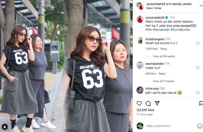 Wajah baru Sarwendah usai operasi plastik disebut mirip Inul Daratista sampai Maia Estianty