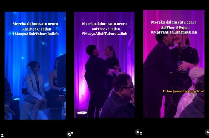 Thariq dan Aaliyah kedapatan datangi acara yang sama dengan Fuji.
