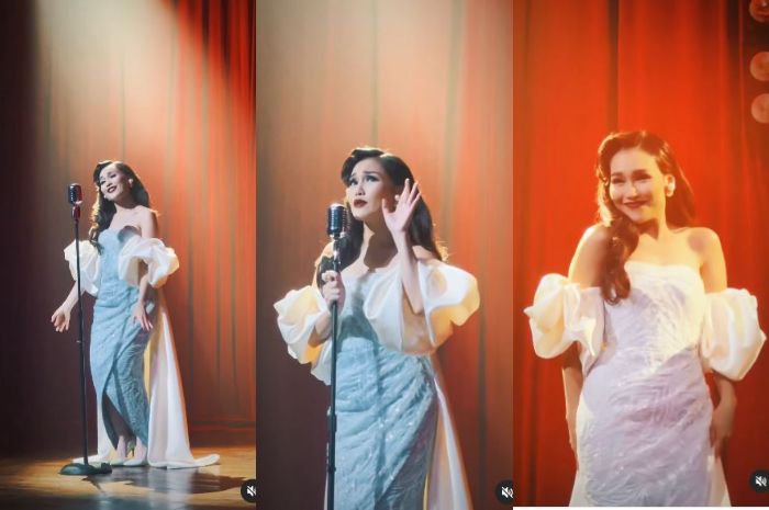 Pedangdut Ayu Ting Ting bikin heboh saat cosplay jadi noni Belanda.