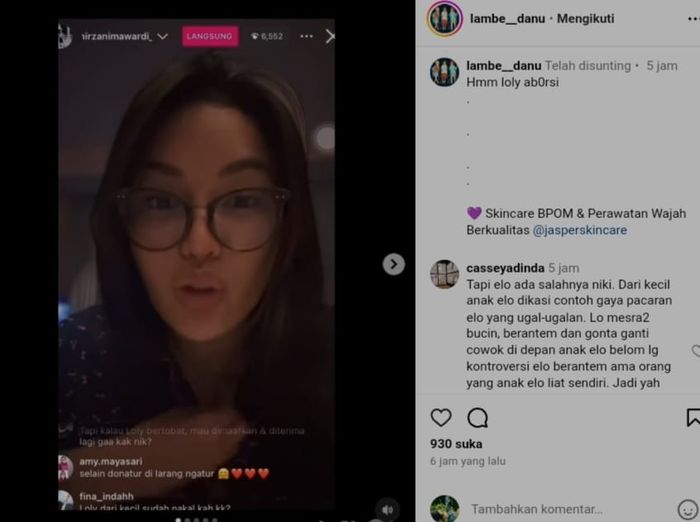 Nikita Mirzani bongkar aib Lolly dan benarkan sang anak hamil di luar nikah