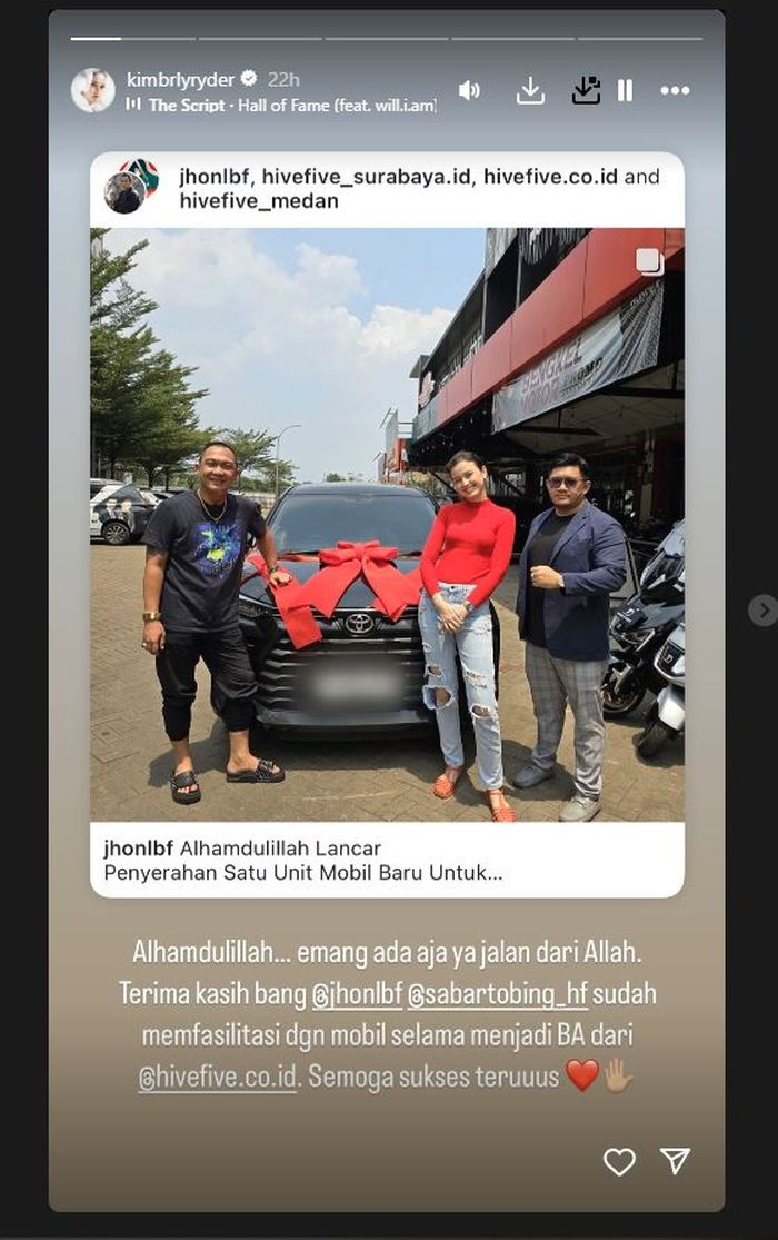 Unggahan <a href='https://jatim.tribunnews.com/tag/kimberly-ryder' title='Kimberly Ryder'>Kimberly Ryder</a>