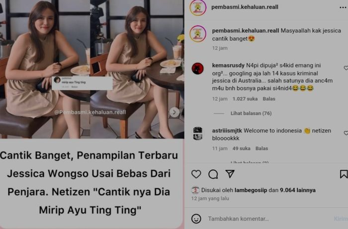 Penampilan terbaru Jessica Kumala Wongso usai keluar dari penjara